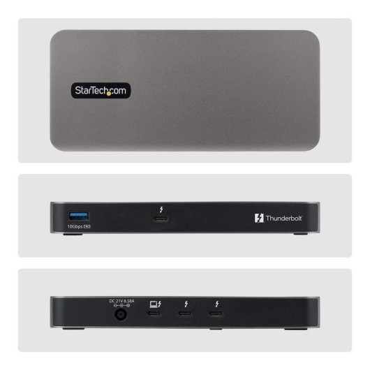 Hub StarTech 4 ports 80/120 Gbps Thunderbolt 5 avec KVM Thunderbolt Share