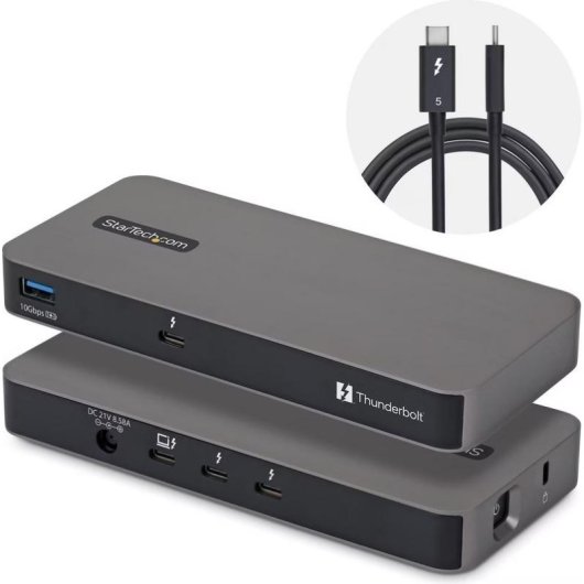 Hub StarTech 4 ports 80/120 Gbps Thunderbolt 5 avec KVM Thunderbolt Share