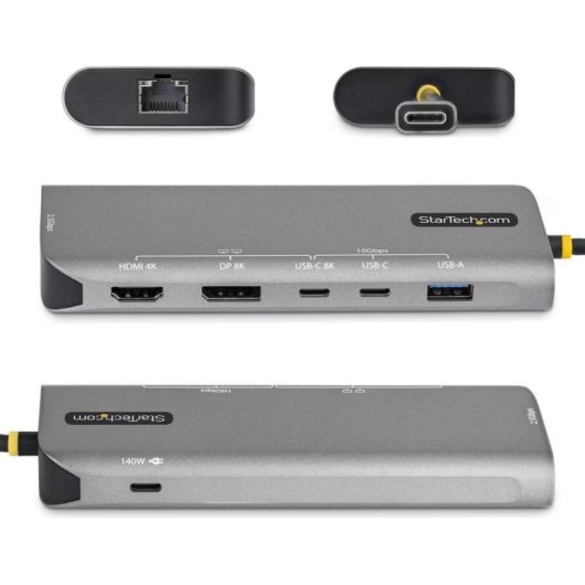 Base para Portátil USB4 StarTech 174B-USB4-MULTIPORT 140W 40Gbps