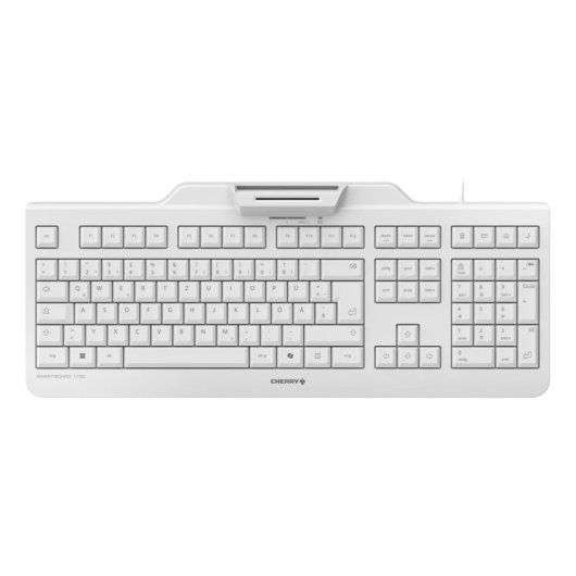 Tastiera CHERRY Smart Board 1150 cablata USB QWERTZ completa grigio chiaro