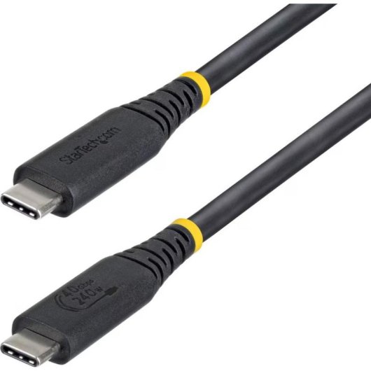 Kabel USB4 StarTech CC1M40GUSB4TP 1 m USB-C an USB-C 40 Gbit/s Schwarz