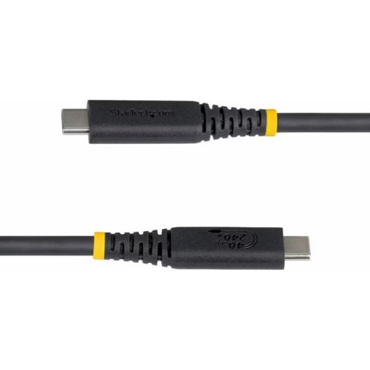 Kabel USB4 StarTech CC50CM40GUSB4TP 0,5 m USB-C zu USB-C 40 Gbit/s Schwarz