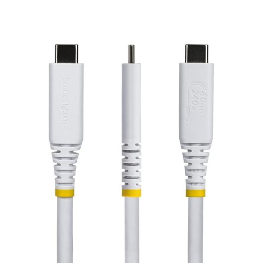 Kabel USB4 StarTech CC1M40GUSB4TPW 1 m USB-C an USB-C 40 Gbit/s Weiß