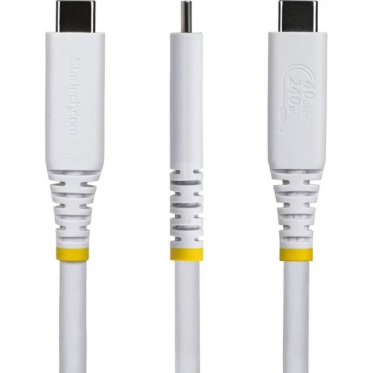 Kabel USB4 StarTech CC1M40GUSB4TPW 1 m USB-C an USB-C 40 Gbit/s Weiß