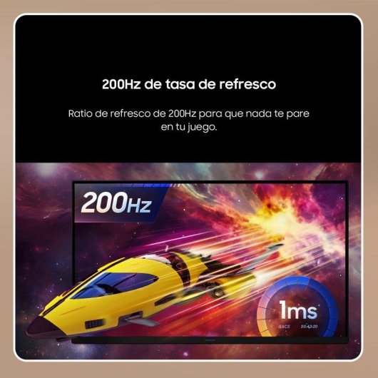 Monitor Samsung LS24HG302EUXEN 24" FullHD 200Hz IPS HDR10 FreeSync Premium 1ms