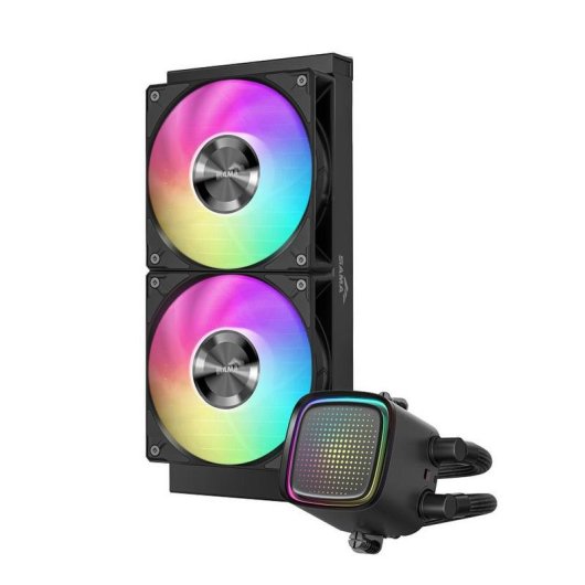 Refrigeración Líquida SAMA L50 240mm 2 Ventiladores ARGB Negro