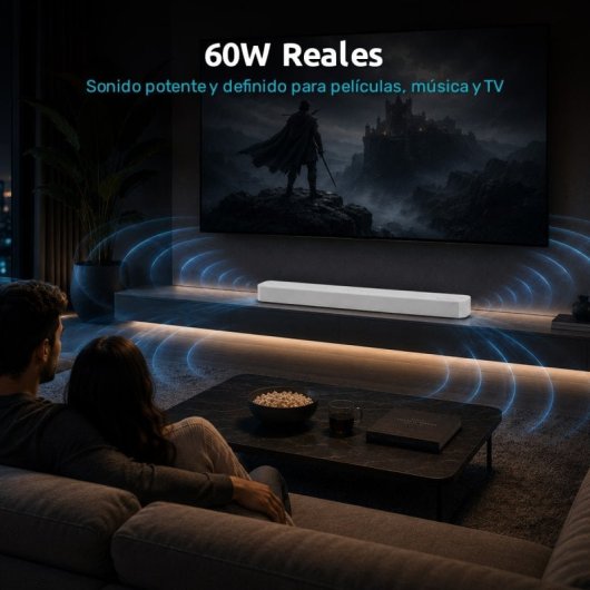 Nilait Prisma 40FD7004SVIOS 40" LED FHD Smart TV VIDAA + Harmony Sound bar Barra de sonido 2.0 60W
