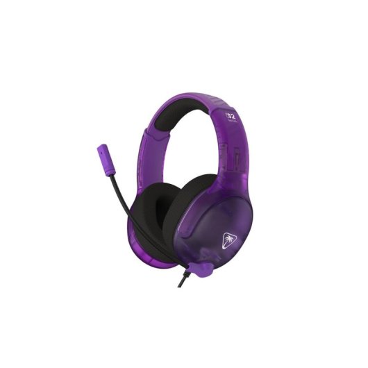Auriculares Turtle Beach Airlite Fit con cable, micrófono abatible y licencia Nintendo, negro y púrpura