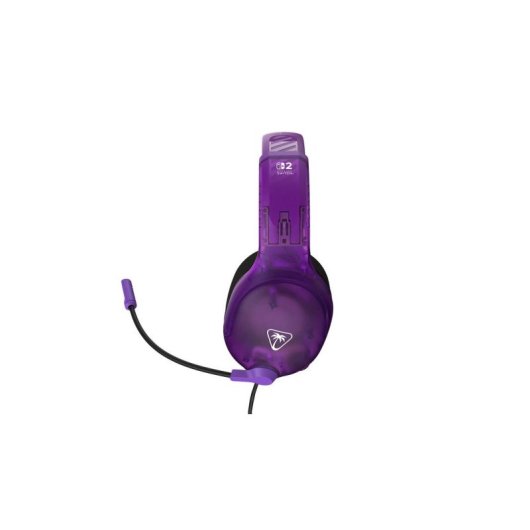 Auriculares Turtle Beach Airlite Fit con cable, micrófono abatible y licencia Nintendo, negro y púrpura
