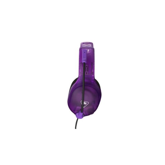 Auriculares Turtle Beach Airlite Fit con cable, micrófono abatible y licencia Nintendo, negro y púrpura