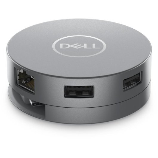 Adaptador multipuerto Dell USB-C 6 en 1 DA305 Plata 90W