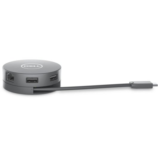 Adaptador multipuerto Dell USB-C 6 en 1 DA305 Plata 90W