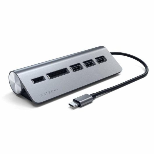 Hub USB-C Satechi ST-TCHCRM 5 Ports Grau USB 3.2 Gen 1