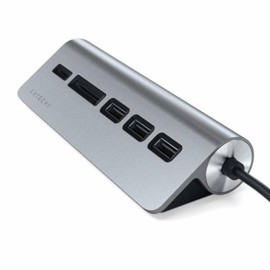 Hub USB-C Satechi ST-TCHCRM 5 Ports Grau USB 3.2 Gen 1