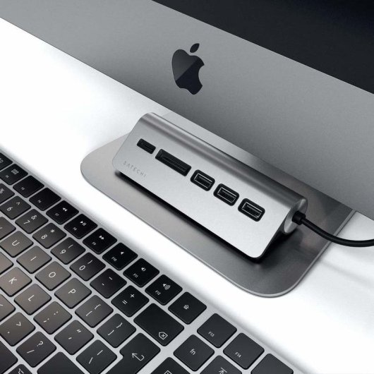 Hub USB-C Satechi ST-TCHCRM 5 Ports Grau USB 3.2 Gen 1