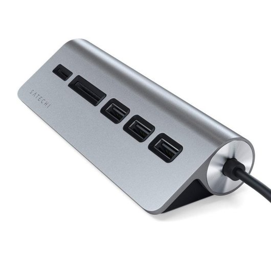 Hub USB-C Satechi ST-TCHCRM 5 Ports Grau USB 3.2 Gen 1