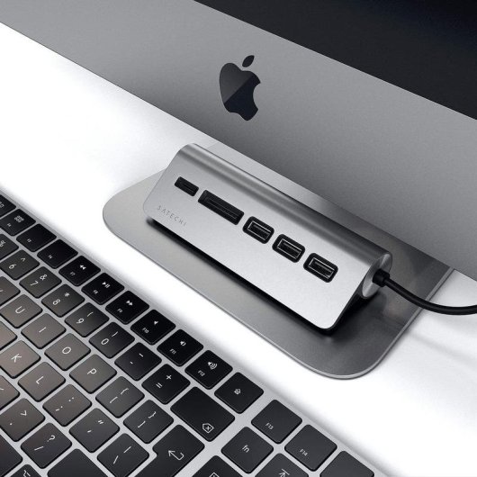 Hub USB-C Satechi ST-TCHCRM 5 Ports Grau USB 3.2 Gen 1
