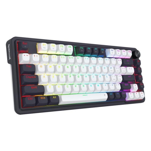 Teclado Redragon UCAL MAGNETIC K673WB-RGB-M magnético compacto con switches UltraMag y RGB