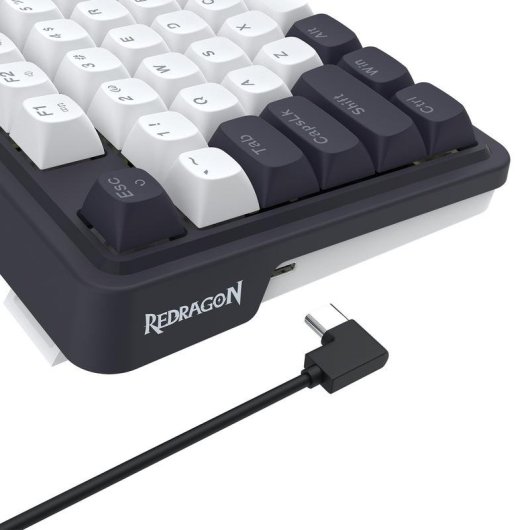 Teclado Redragon UCAL MAGNETIC K673WB-RGB-M magnético compacto con switches UltraMag y RGB