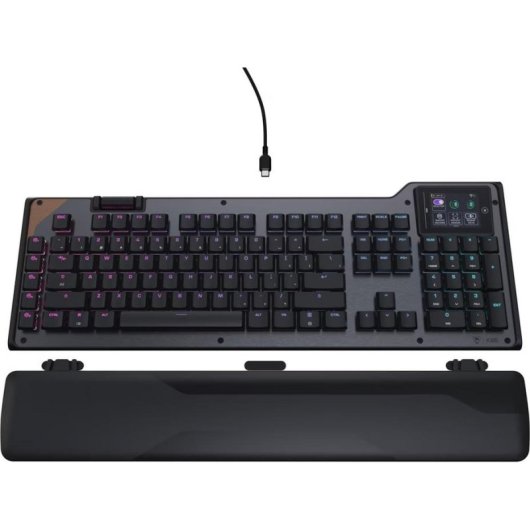 Tastiera Turtle Beach Command Series KB5 meccanica QWERTZ con LED RGB e schermo
