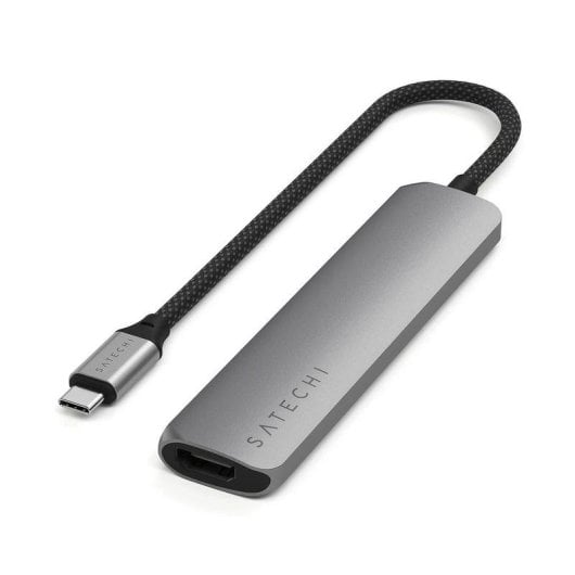 Hub Satechi 6 porte 10 Gbps modello ST-P6SM con HDMI e lettore SD