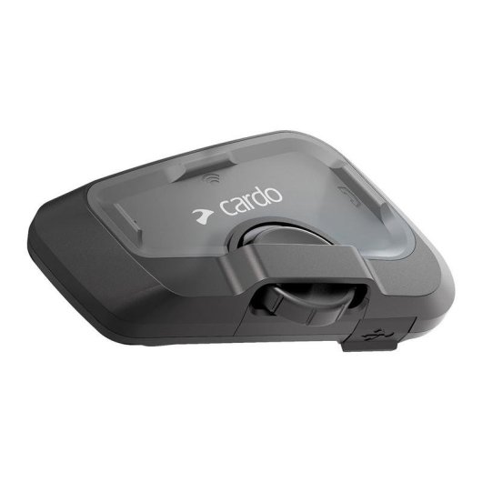 Intercomunicateur pour moto Cardo FRC4X103 4 canaux 1200 m Noir