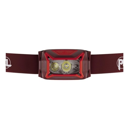Lanterna Petzl Actik Core com faixa vermelha LED 100 lúmenes IPX4