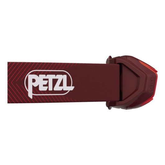 Lanterna Petzl Actik Core com faixa vermelha LED 100 lúmenes IPX4