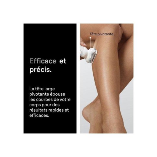 Depiladora Eléctrica Braun Silk-épil 9 9-030 Inalámbrica 2 Velocidades 2 Cabezales Seco y Húmedo