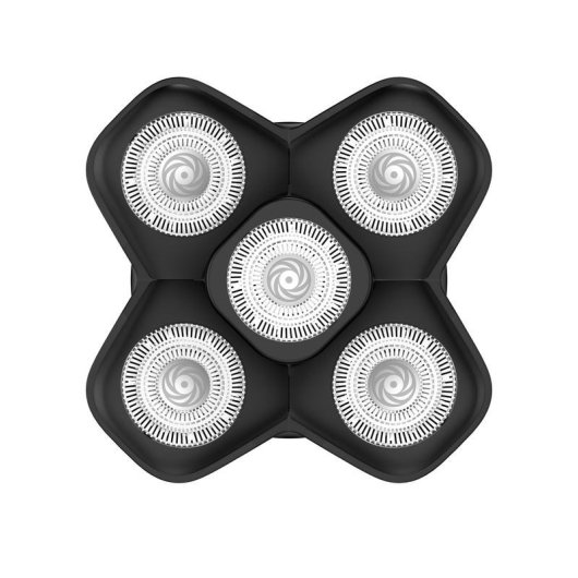 Afeitadora Facial SOGO TITANXREVOLVE Inalámbrica 90min Resistente al agua 5 Cuchillas Pantalla LED