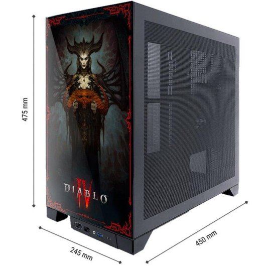 Caja PC Diablo IV Lilith Edición Limitada ATX Cristal Templado