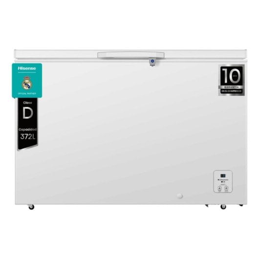 Congelador Hisense FT484D4AWLYD 372 L Clase D Blanco
