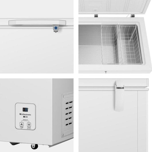 Congelador Hisense FT484D4AWLYD 372 L Clase D Blanco