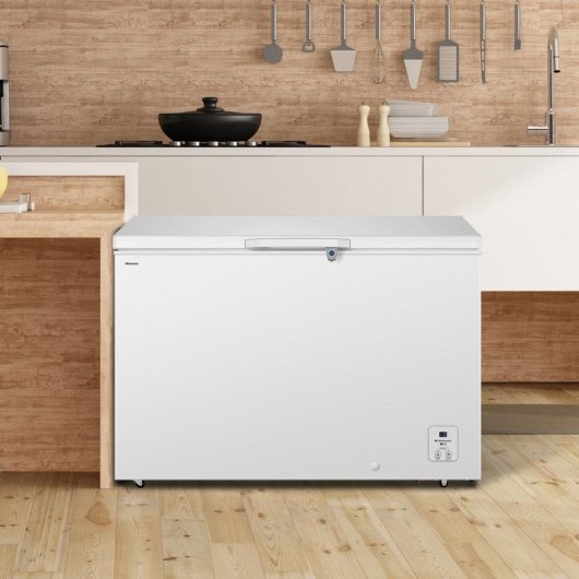 Congelador Hisense FT484D4AWLYD 372 L Clase D Blanco