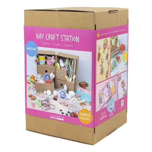 Kit de artesanato para crianças multicolor Creativ Company com ferramentas