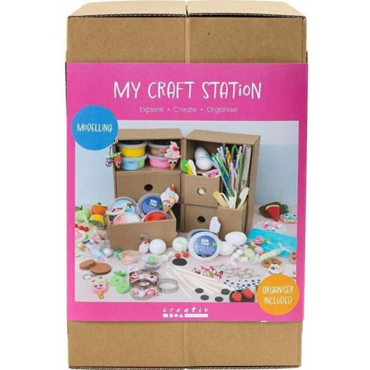 Kit de artesanato para crianças multicolor Creativ Company com ferramentas