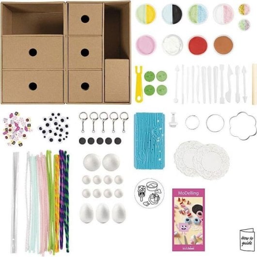 Kit de artesanato para crianças multicolor Creativ Company com ferramentas