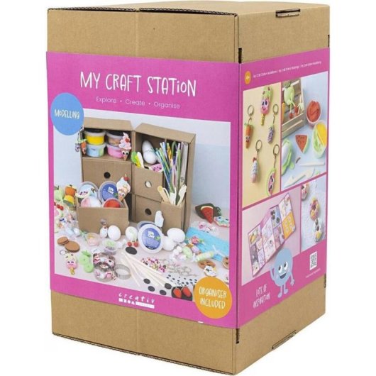 Kit de artesanato para crianças multicolor Creativ Company com ferramentas