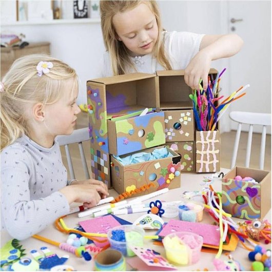 Kit de artesanato para crianças multicolor Creativ Company com ferramentas