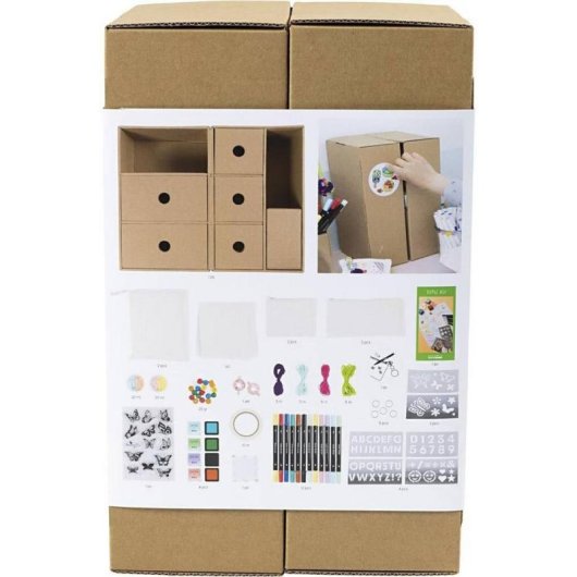 Kit de artesanato para crianças Multicolor Creativ Company com marcadores