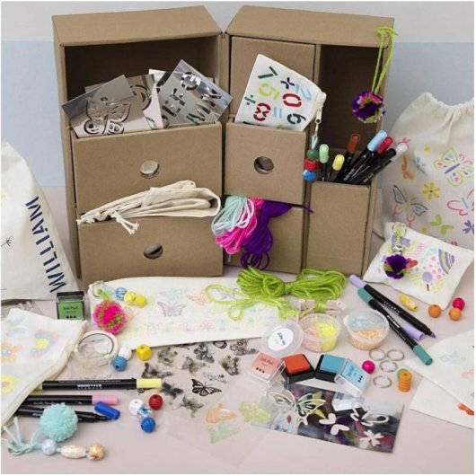 Kit de artesanato para crianças Multicolor Creativ Company com marcadores