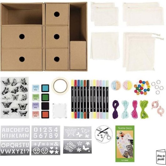 Kit de artesanato para crianças Multicolor Creativ Company com marcadores