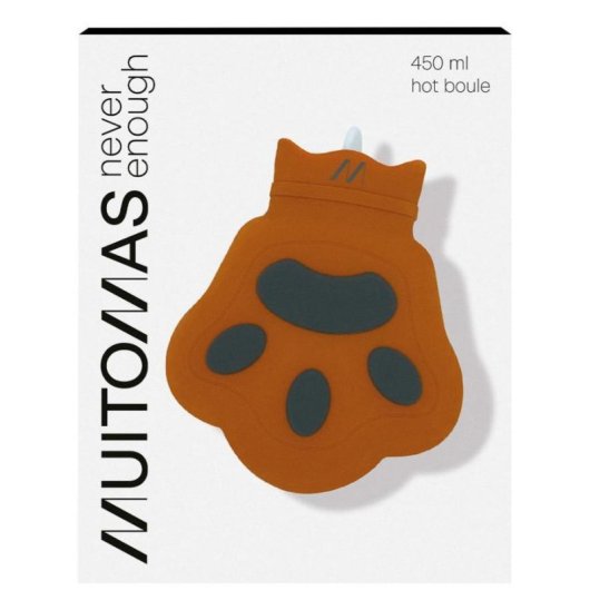 Wärmflasche Muitomas HOTBOULEPAW 0,45 L Schwarz Kastanie Kind