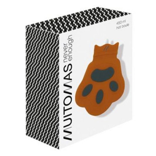 Wärmflasche Muitomas HOTBOULEPAW 0,45 L Schwarz Kastanie Kind