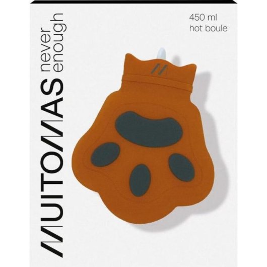 Wärmflasche Muitomas HOTBOULEPAW 0,45 L Schwarz Kastanie Kind