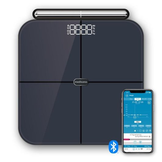 Bilancia Smart Medisana BS 850 Fino a 180 kg Indici Corporei Bluetooth Spegnimento Auto