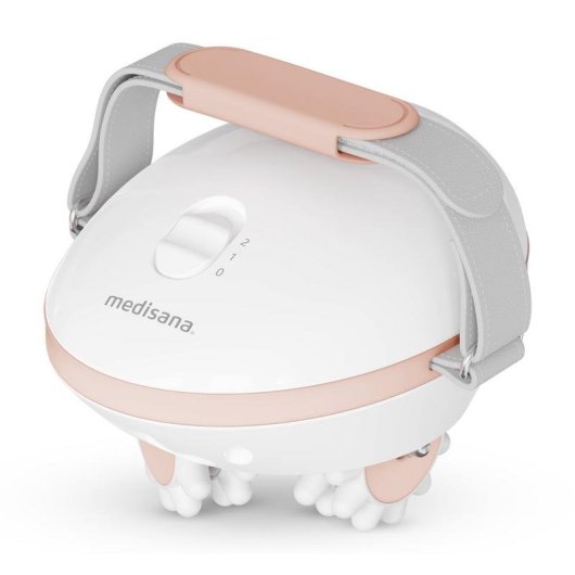 Massager Medisana AC 860 mit Rollen und Schieberegler Aprikose und Weiß
