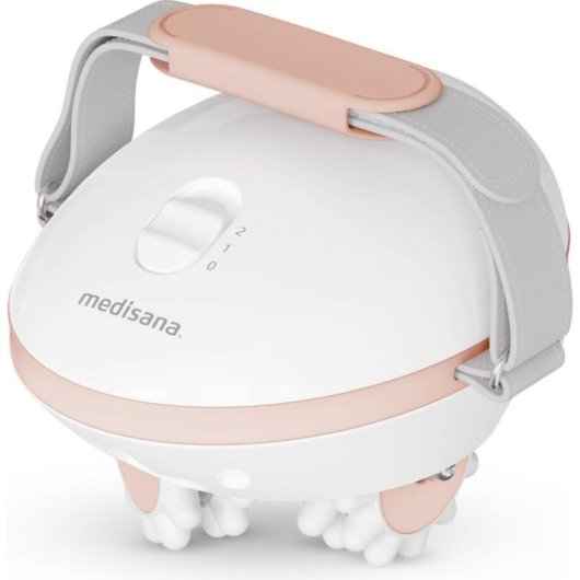 Massager Medisana AC 860 mit Rollen und Schieberegler Aprikose und Weiß
