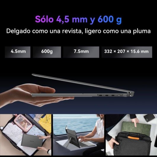Monitor Blackview SCM6 14" FullHD 60Hz IPS Portátil USB-C Protección Ocular Altavoces