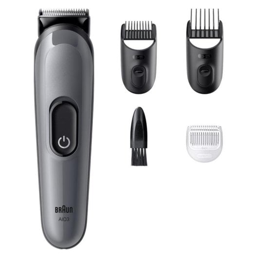 Cortapelos Multifunción Braun 80789918 Inalámbrico 21 Longitudes 50min 3 Peines Seco y Húmedo